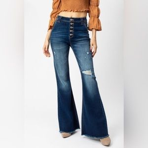 Women’s KanCan High Rise Super Flare Jean